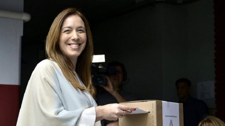 Votó María Eugenia Vidal